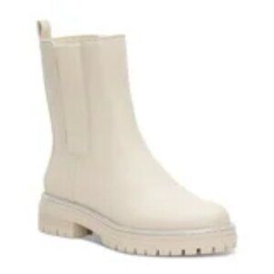 Brycin Womens Faux Leather Pull On Mid-Calf Boots (Size 7.5)